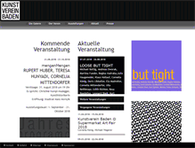 Tablet Screenshot of kunstvereinbaden.at